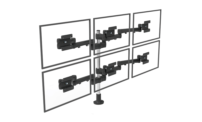 Nastavitelný stojan na monitor LCD s více obrazovkami